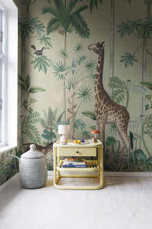 R16794 Giraffes Stroll Sunny Wonder World Mural by Rebel Walls