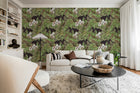 R16801 Alluring Panthers Play Mural by Rebel Walls