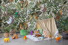 R16811 Mischievous Tigers Play Mural by Rebel Walls