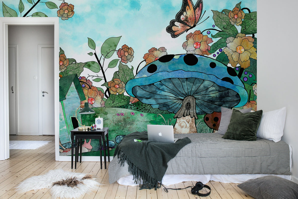 R16841 Housewarming Play Mural by Rebel Walls