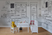 R16861 Le Petit Patisserie Play Mural by Rebel Walls