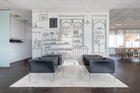 R16861 Le Petit Patisserie Play Mural by Rebel Walls