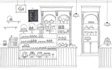 R16861 Le Petit Patisserie Play Mural by Rebel Walls