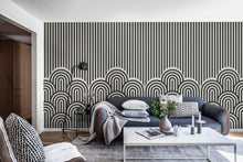 R16873 Hilltops Graphic Play Mural by Rebel Walls