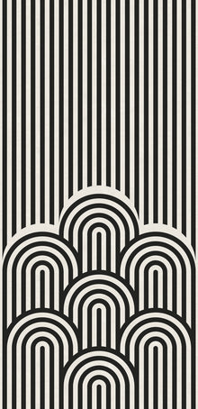 R16873 Hilltops Graphic Play Mural by Rebel Walls