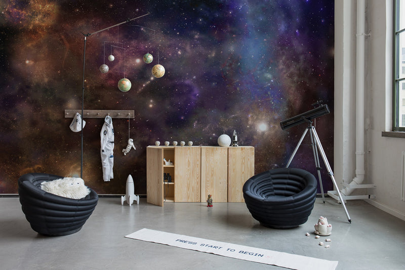 R16911 Star Galaxy Play Mural by Rebel Walls