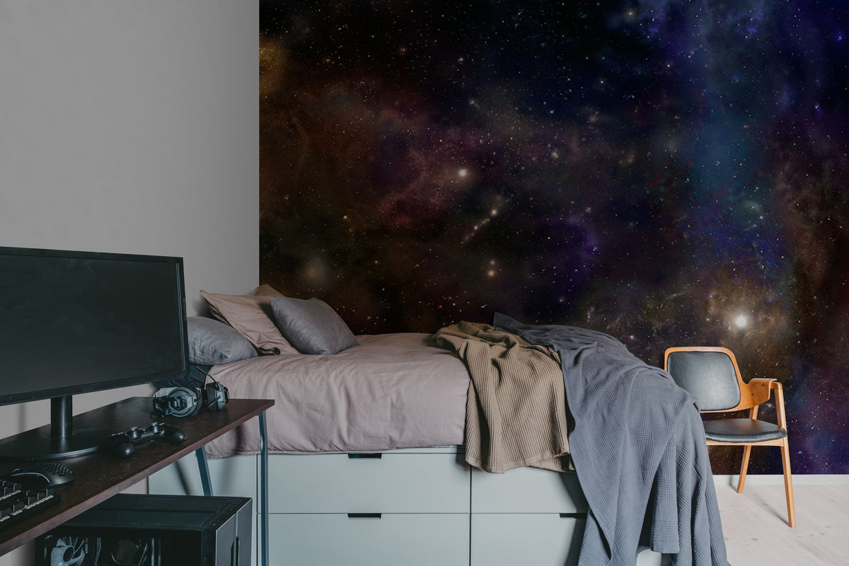 R16911 Star Galaxy Play Mural by Rebel Walls
