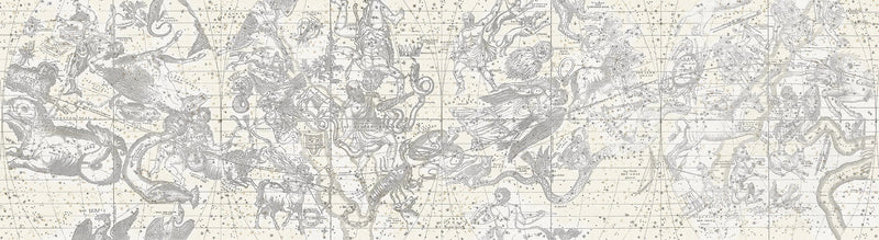 R16922 Star Map White Play Mural by Rebel Walls