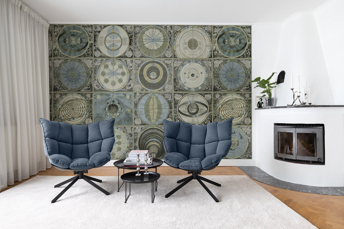 R16932 Solar System Evening Play Mural by Rebel Walls