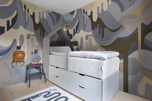 R16942 Dripping Rainbow Beach Play Mural by Rebel Walls