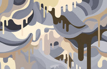 R16942 Dripping Rainbow Beach Play Mural by Rebel Walls