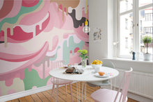 R16943 Dripping Rainbow Marshmallow Play Mural by Rebel Walls