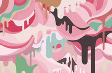R16943 Dripping Rainbow Marshmallow Play Mural by Rebel Walls