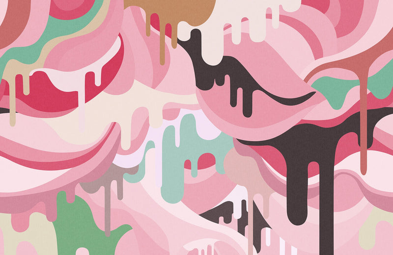 R16943 Dripping Rainbow Marshmallow Play Mural by Rebel Walls