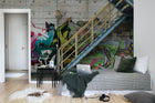 R16961 Stairway Graffiti Play Mural by Rebel Walls