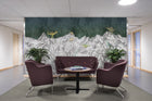 R16992 Dinosaur Mountain Nightfall Pops Mural by Rebel Walls