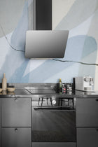R17022 Asana Ocean Blue Simplicity Mural by Rebel Walls