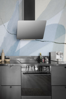R17022 Asana Ocean Blue Simplicity Mural by Rebel Walls