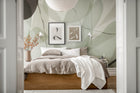 R17023 Asana Green Simplicity Mural by Rebel Walls