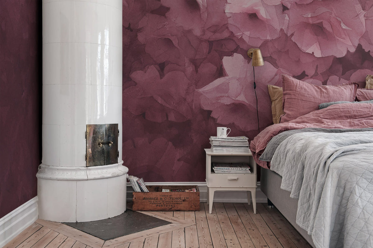 R17071 Harmony Fuchsia Re:Create Mural by Rebel Walls