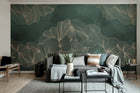 R17093 Opulence Jade Well-Being Mural by Rebel Walls