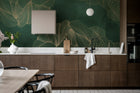 R17093 Opulence Jade Well-Being Mural by Rebel Walls