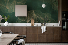 R17093 Opulence Jade Well-Being Mural by Rebel Walls