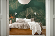 R17093 Opulence Jade Well-Being Mural by Rebel Walls