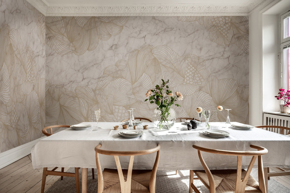 R17094 Opulence Marble Well-Being Mural by Rebel Walls