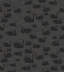 R17121 Cygne Noir Moss & Coral Mural by Rebel Walls