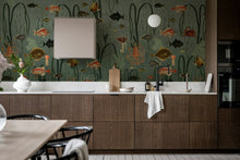 R17141 Aquatic Life Oxygen Moss & Coral Mural by Rebel Walls