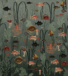 R17141 Aquatic Life Oxygen Moss & Coral Mural by Rebel Walls