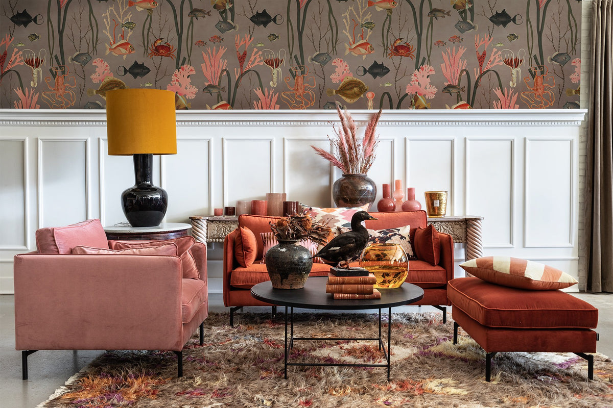 R17142 Aquatic Life Coral Moss & Coral Mural by Rebel Walls