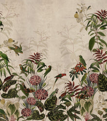 R17151 Vigor Moss & Coral Mural by Rebel Walls