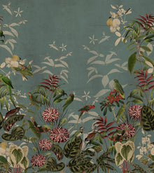 R17152 Vigor Oxygen Moss & Coral Mural by Rebel Walls