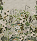 Alices Garden Dusk Moss & Coral Mural by Rebel Walls