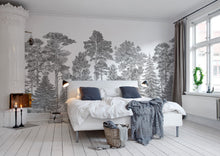 R17201 Scandinavian Bellewood Gray Pops Mural by Rebel Walls