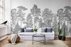 R17201 Scandinavian Bellewood Gray Pops Mural by Rebel Walls