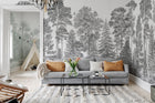 R17201 Scandinavian Bellewood Gray Pops Mural by Rebel Walls