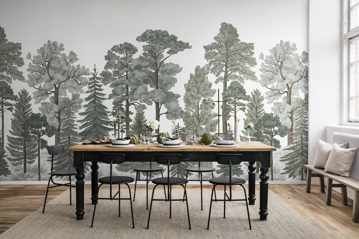 R17202 Scandinavian Bellewood Frost Pops Mural by Rebel Walls