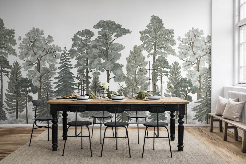 R17202 Scandinavian Bellewood Frost Pops Mural by Rebel Walls