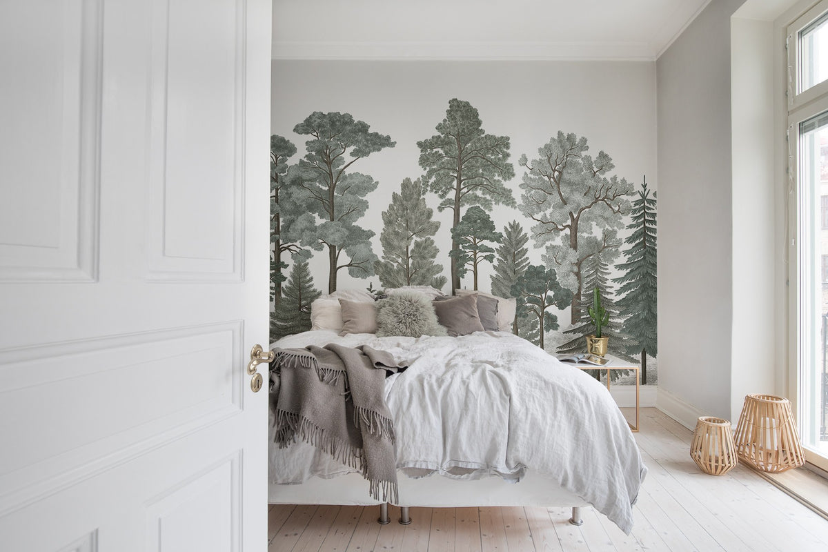 R17202 Scandinavian Bellewood Frost Pops Mural by Rebel Walls