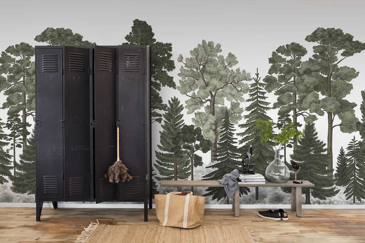 R17204 Scandinavian Bellewood Pops Mural by Rebel Walls