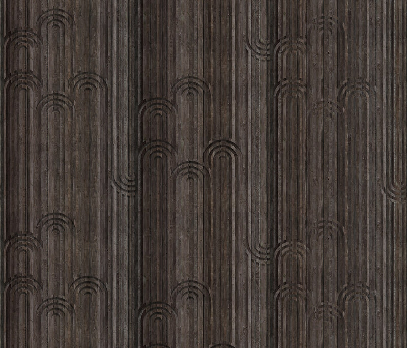 R17221 Timber Arch Well-Being Mural by Rebel Walls
