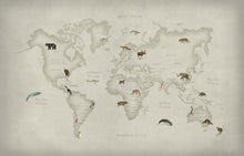 R17231 Animal World Well-Being Mural by Rebel Walls