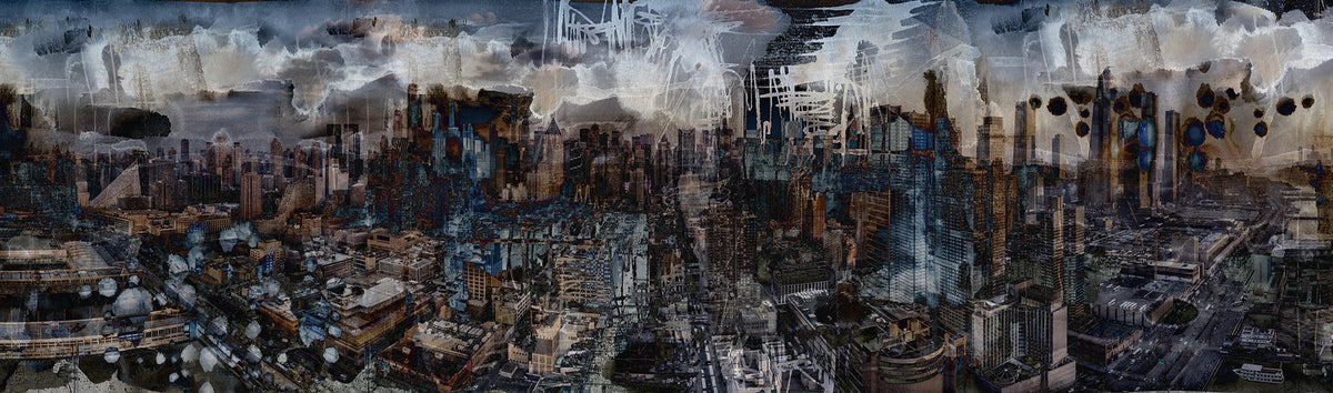R17261 Dystopia Reality Escape Mural by Rebel Walls