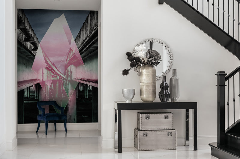 R17321 Sparkling City Reality Escape Mural by Rebel Walls