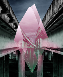 R17321 Sparkling City Reality Escape Mural by Rebel Walls