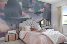 R17341 Floating Diamonds Reality Escape Mural by Rebel Walls