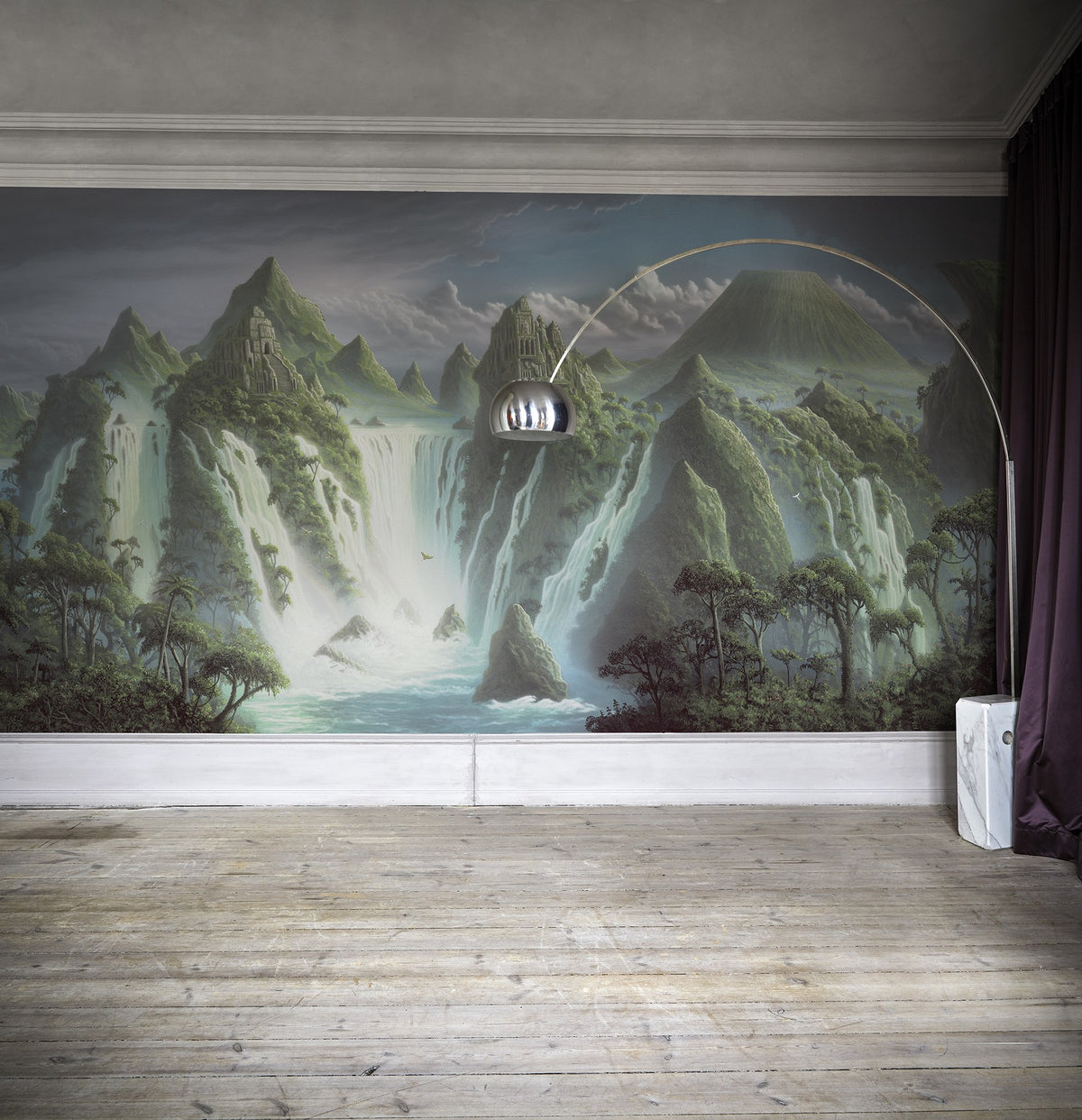 R17351 Fantasy World Scenery Mural by Rebel Walls